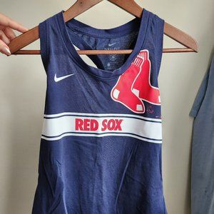 Nike Womens MLB Boston Red Sox Racerback Tank